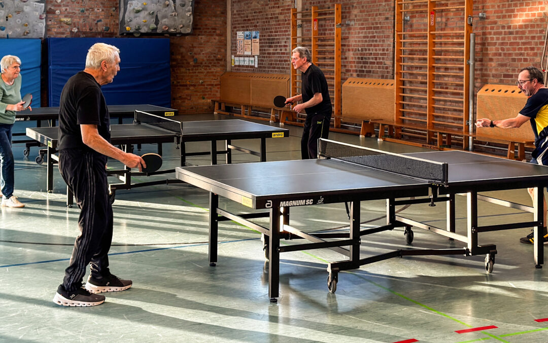 Der erste Ballwechsel ist gespielt und die Begeisterung war sofort spürbar.